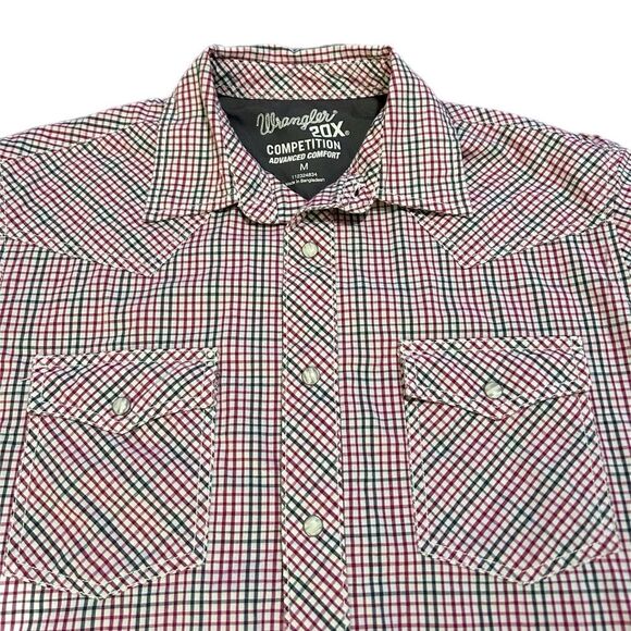 Wrangler 20X Competition Advanced Comfort Button Down Shirt-Men’s Medium - Picture 1 of 7